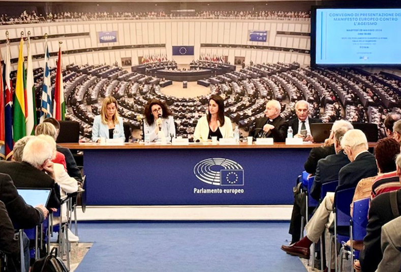 presentazione del Manifesto europeo contro l’ageismo presso l’ufficio del Parlamento europeo a Roma